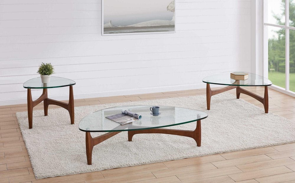 20" Clear Tempered Glass End Table HomeRoots