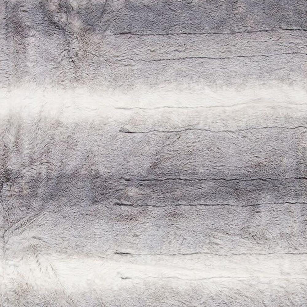 50" X 60" Gray And White Heated Electric Striped Throw Blanket HomeRoots