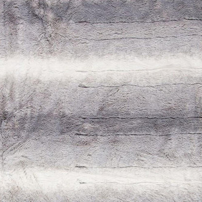 50" X 60" Gray And White Heated Electric Striped Throw Blanket HomeRoots