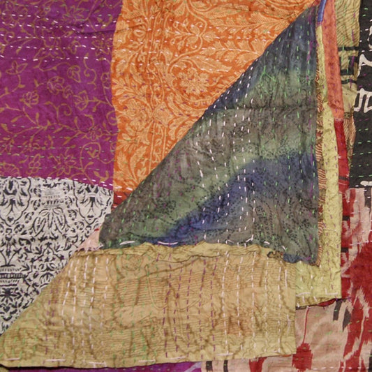 60" X 90" Silk Multicolor Throws HomeRoots