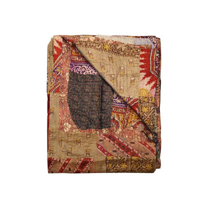 50" X 70" Silk Multicolor Throws HomeRoots