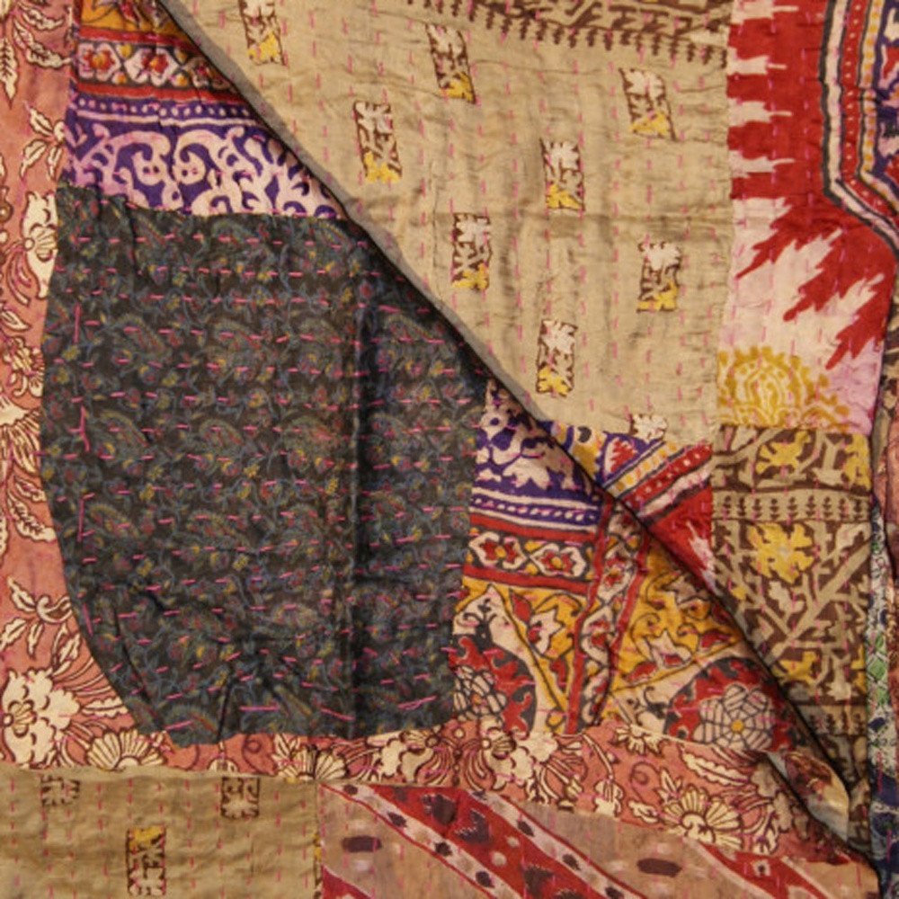 50" X 70" Silk Multicolor Throws HomeRoots