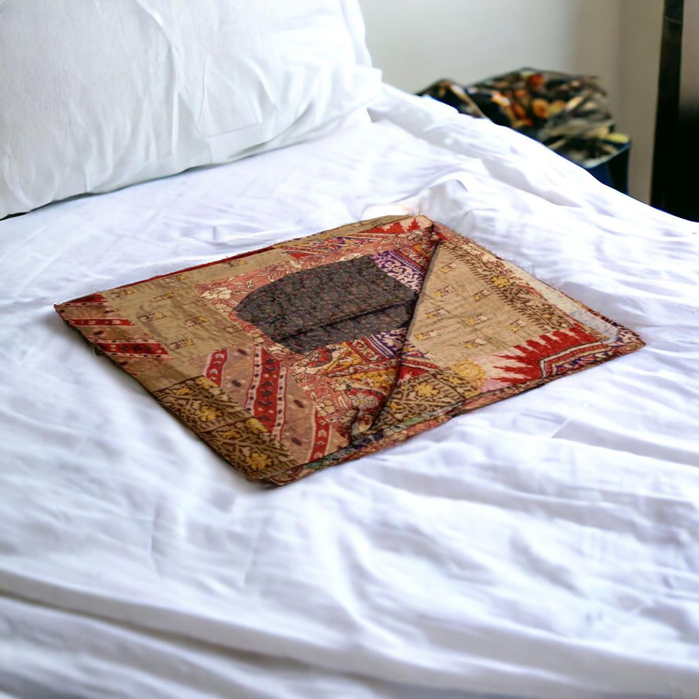 50" X 70" Silk Multicolor Throws HomeRoots