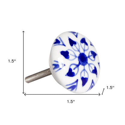 1.5" X 1.5" X 1.5" Ceramic Metal Multicolor 12 Pack Knob HomeRoots