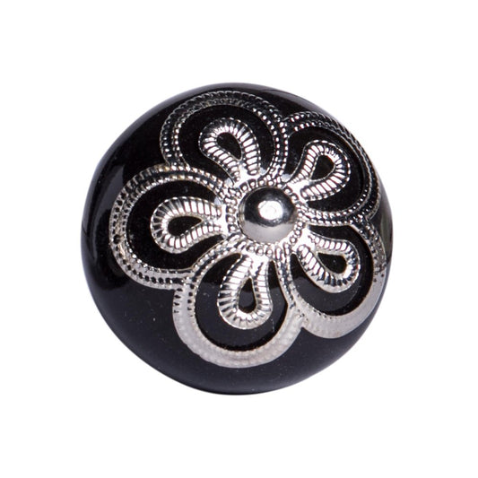 1.5" X 1.5" X 1.5" Ceramic Metal Multicolor 12 Pack Knob HomeRoots