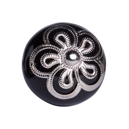 1.5" X 1.5" X 1.5" Ceramic Metal Multicolor 12 Pack Knob HomeRoots