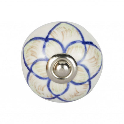 1.5" X 1.5" X 1.5" Ceramic Metal Multicolor 12 Pack Knob HomeRoots