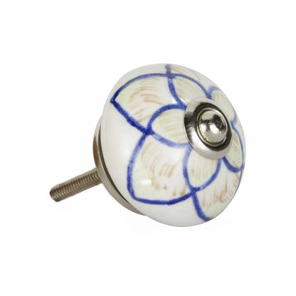 1.5" X 1.5" X 1.5" Ceramic Metal Multicolor 12 Pack Knob HomeRoots