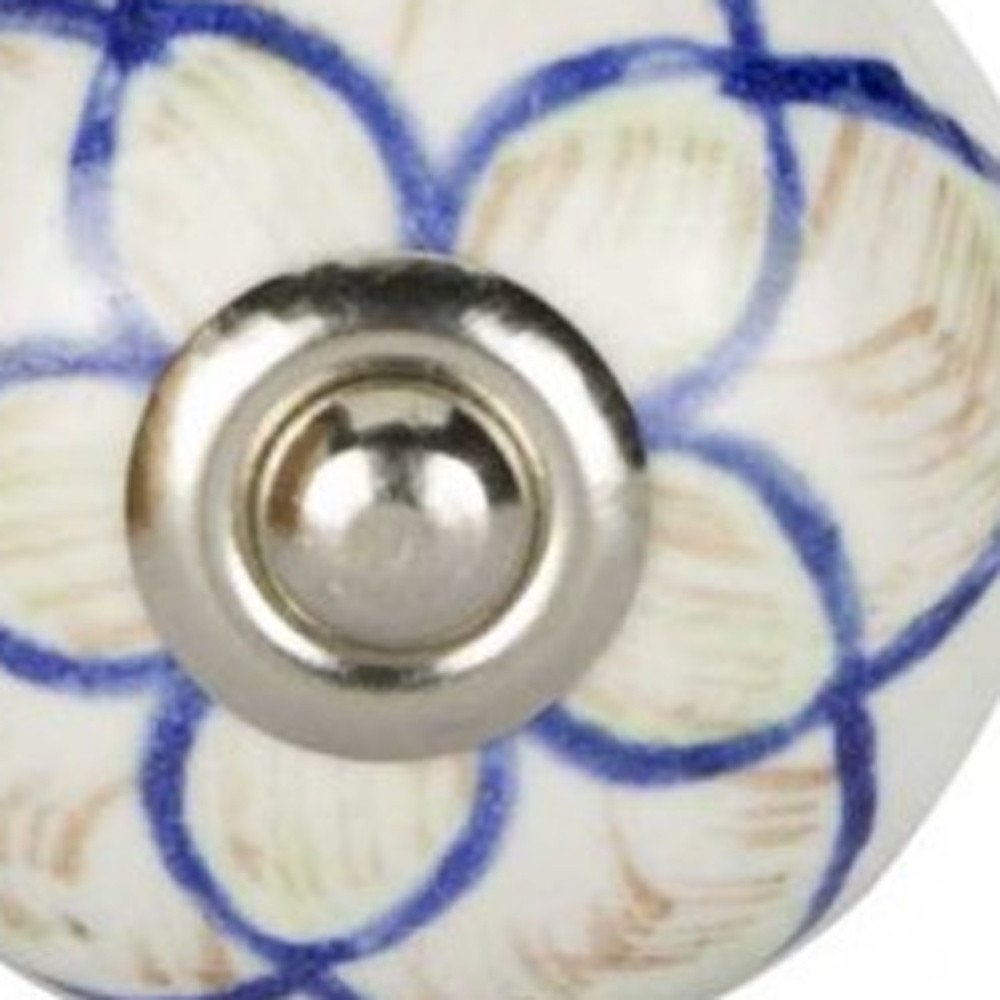 1.5" X 1.5" X 1.5" Ceramic Metal Multicolor 12 Pack Knob HomeRoots