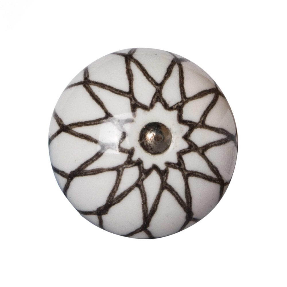 1.5" X 1.5" X 1.5" Ceramic Metal Multicolor 12 Pack Knob HomeRoots
