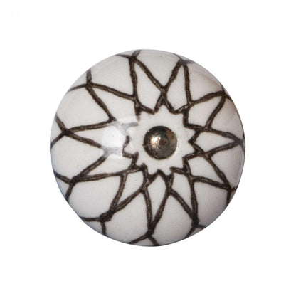 1.5" X 1.5" X 1.5" Ceramic Metal Multicolor 12 Pack Knob HomeRoots