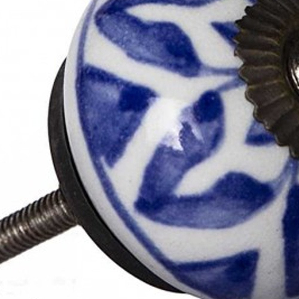 1.5" X 1.5" X 1.5" Ceramic Metal Multicolor 12 Pack Knob HomeRoots