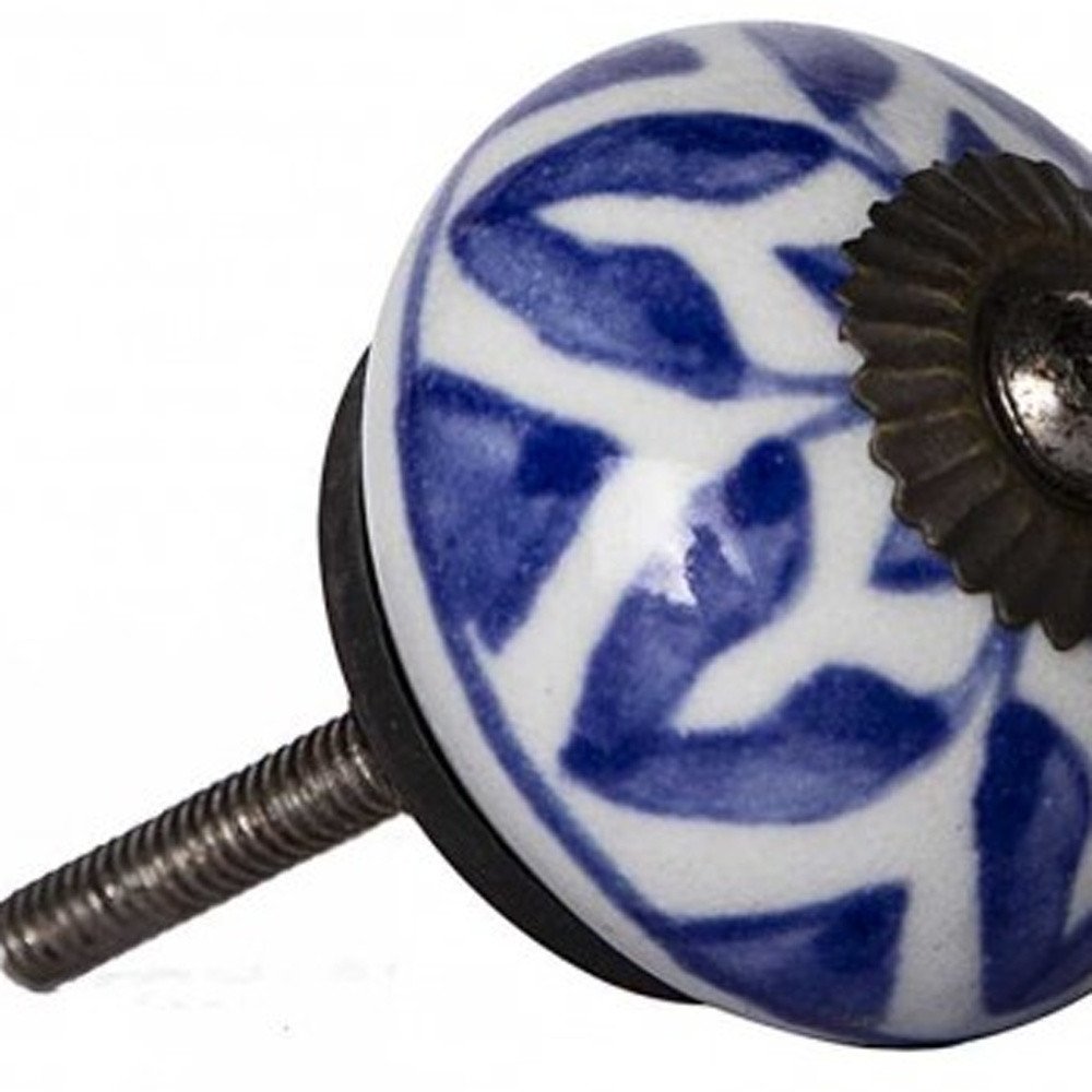 1.5" X 1.5" X 1.5" Ceramic Metal Multicolor 12 Pack Knob HomeRoots