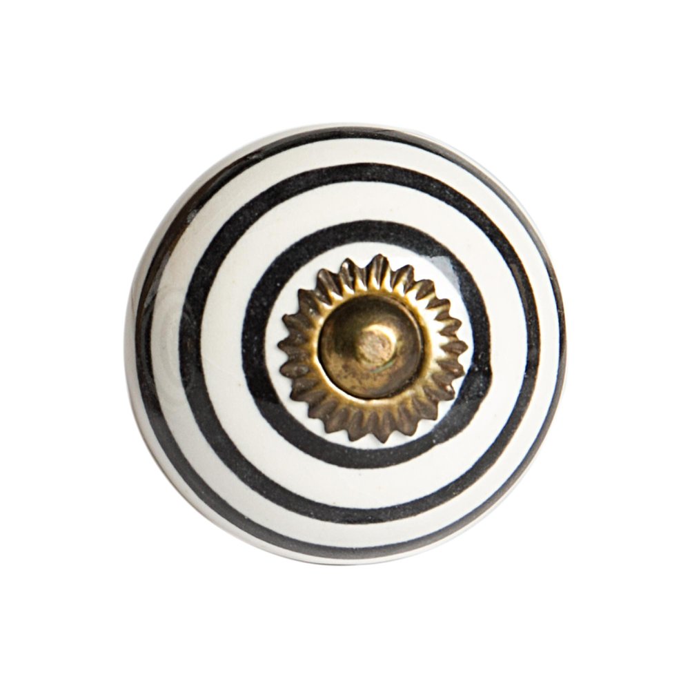 1.5" X 1.5" X 1.5" Ceramic Metal Multicolor 12 Pack Knob HomeRoots