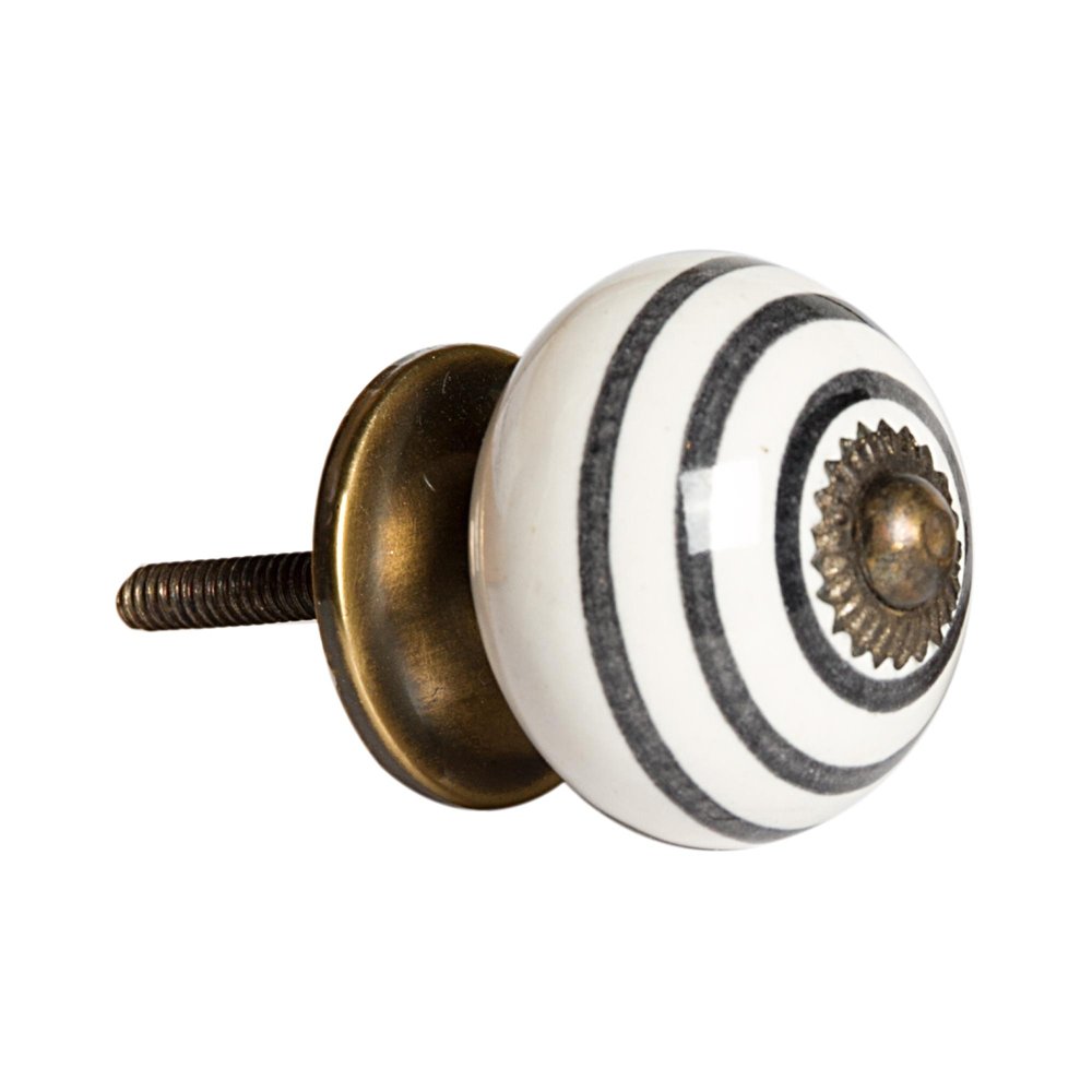 1.5" X 1.5" X 1.5" Ceramic Metal Multicolor 12 Pack Knob HomeRoots