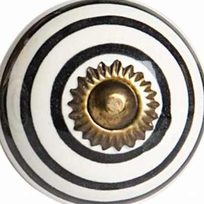 1.5" X 1.5" X 1.5" Ceramic Metal Multicolor 12 Pack Knob HomeRoots