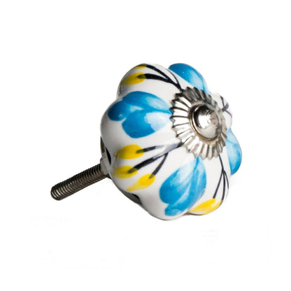 1.5" X 1.5" X 1.5" Ceramic Metal Multicolor 12 Pack Knob HomeRoots