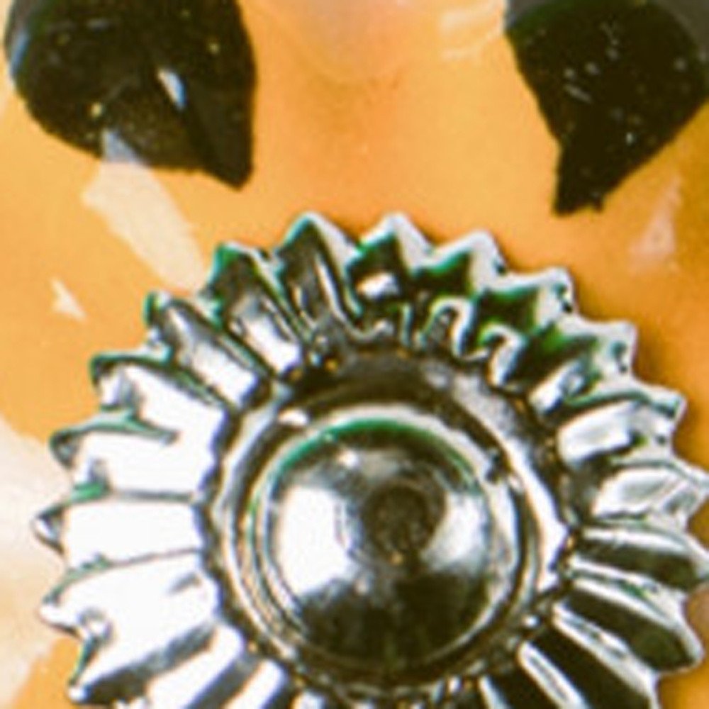 1.5" X 1.5" X 1.5" Ceramic Metal Yellow And Green 12 Pack Knob HomeRoots