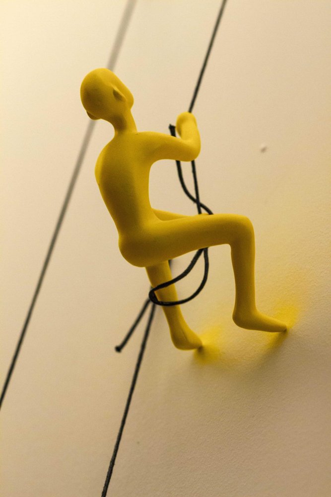 6" X 3" Yellow Resin Novelty Hanging Dimensional Sculpture — view 2