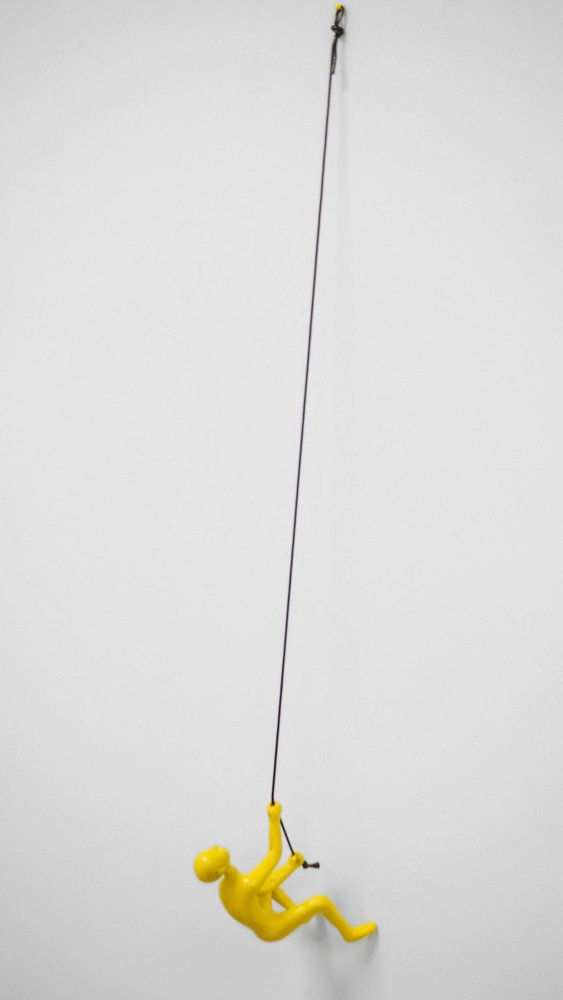 6" X 3" Yellow Resin Novelty Hanging Dimensional Sculpture — view 3