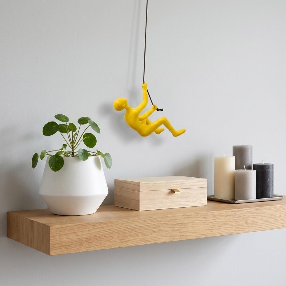 6" X 3" Yellow Resin Novelty Hanging Dimensional Sculpture — view 7