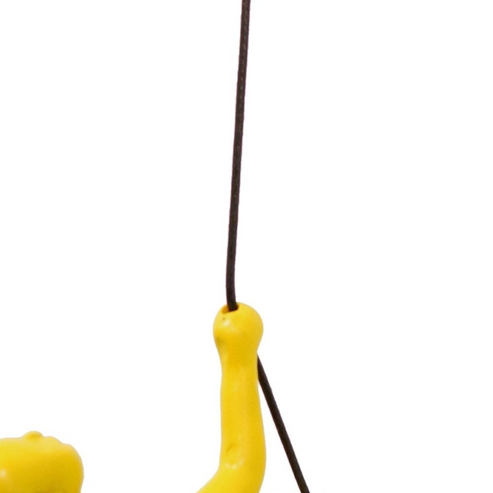 6" X 3" Yellow Resin Novelty Hanging Dimensional Sculpture — view 5