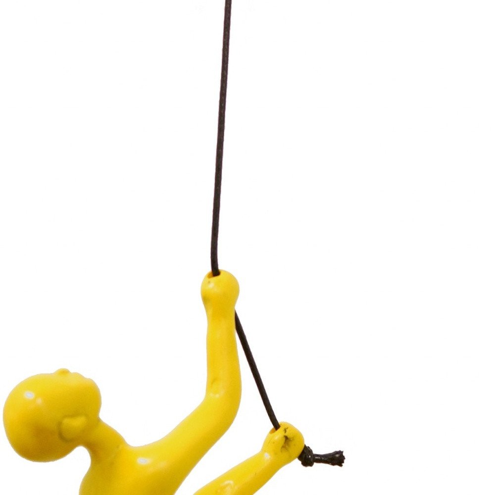 6" X 3" Yellow Resin Novelty Hanging Dimensional Sculpture — view 6