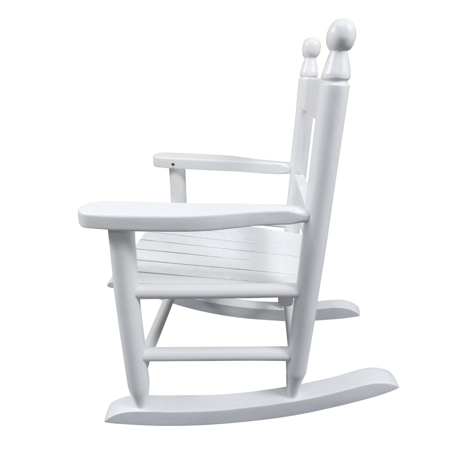 Children's rocking white chair- Indoor or Outdoor -Suitable for kids-Durable - FurniFindUSA