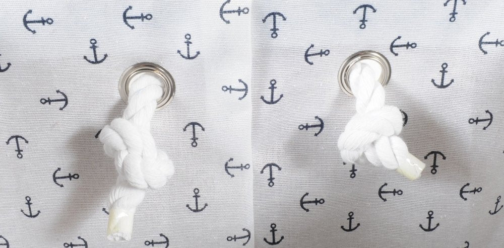 13.5" X 17" X 22.5" Blue Fabric Basket With Bow  Decoration Set Of 5 HomeRoots