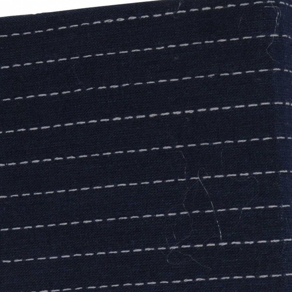 Set of Three Blue Fabric HomeRoots