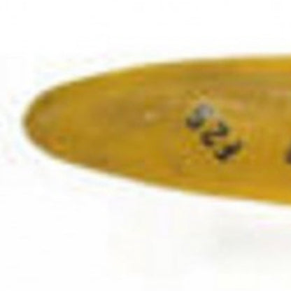 5" Yellow and Black Metal Hand Painted Figurine Tabletop Sculpture HomeRoots