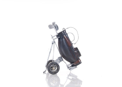 6.5" X 8" X 10" Black Golf Bag HomeRoots