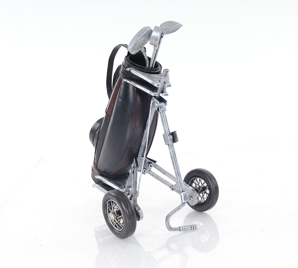 6.5" X 8" X 10" Black Golf Bag HomeRoots