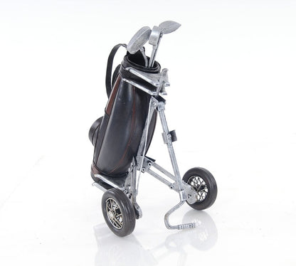 6.5" X 8" X 10" Black Golf Bag HomeRoots
