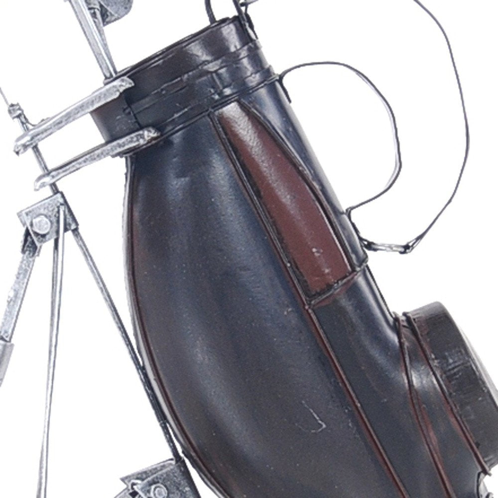 6.5" X 8" X 10" Black Golf Bag HomeRoots