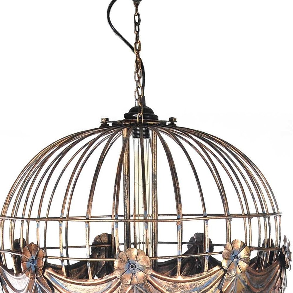 23" x 23" x 41" Vintage Hot Air Balloon Pendant HomeRoots