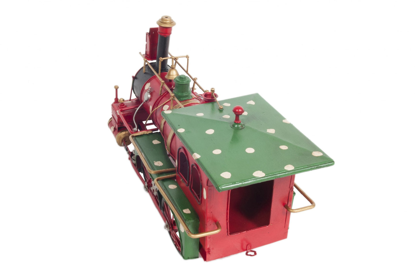 Handmade Tin Christmas Train Model