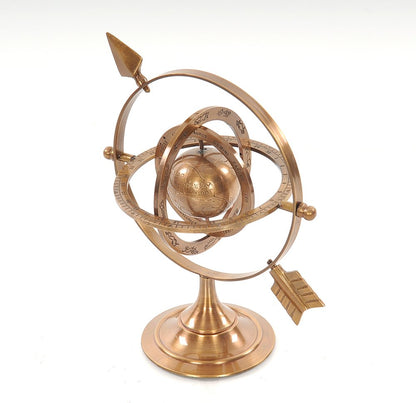 5.5" X 7" X 8.5" Brass Armillary HomeRoots