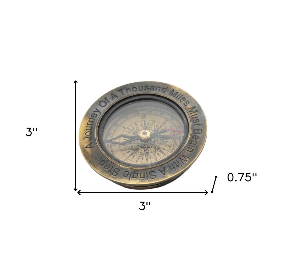 Set Of 2 100 Year Calendar And Compass Quote HomeRoots