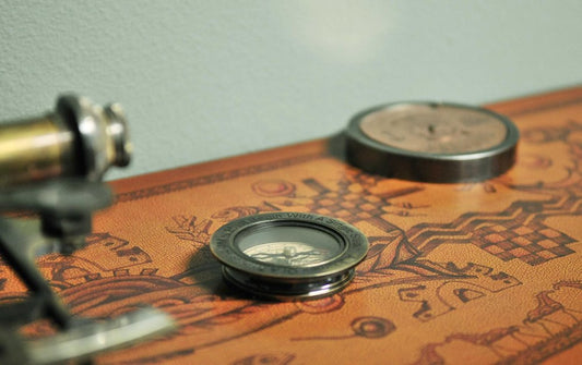 Set Of 2 100 Year Calendar And Compass Quote HomeRoots