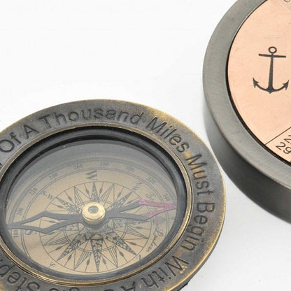 Set Of 2 100 Year Calendar And Compass Quote HomeRoots