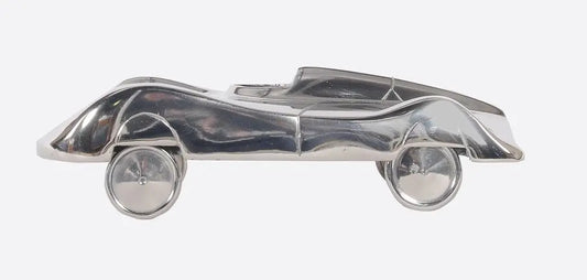 3" Nickel Aluminum Hand Painted Model Car Tabletop Sculpture HomeRoots