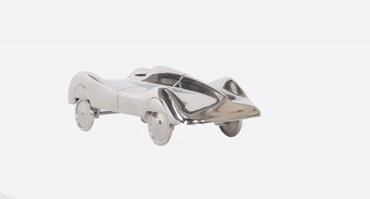 3" Nickel Aluminum Hand Painted Model Car Tabletop Sculpture HomeRoots
