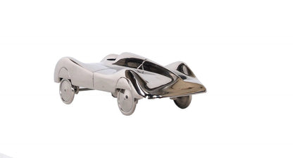 3" Nickel Aluminum Hand Painted Model Car Tabletop Sculpture HomeRoots