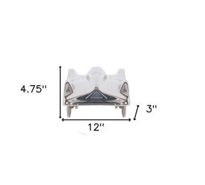 3" Nickel Aluminum Hand Painted Model Car Tabletop Sculpture HomeRoots