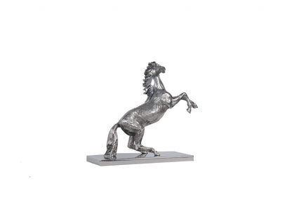 5" X 12.5" X 11" Horse Statue With Base