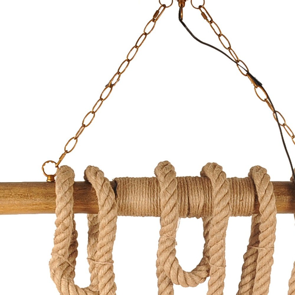 5" X 30" X 50" 6 Bulbs Medusa  Pendant Lamp HomeRoots