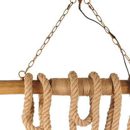 5" X 30" X 50" 6 Bulbs Medusa  Pendant Lamp HomeRoots