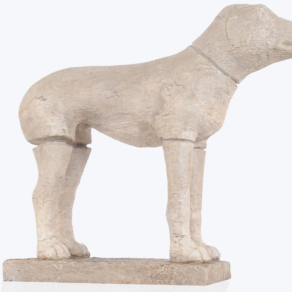 17" Natural Resin Hand Painted Figurine Tabletop Sculpture — view 8