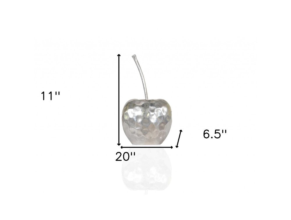 Delicious Hammered Finish Apple Statue HomeRoots